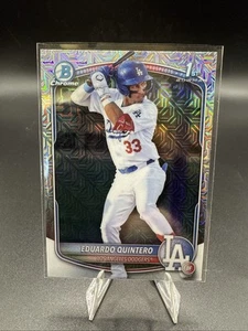 Eduardo Quintero #BCP-115 2025 1st Bowman Chrome Mega Box Mojo Refractor Dodgers - Bild 1 von 2