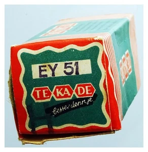 Raddrizzatore monouso EY51. Un tubo radio di TeKaDe. ID19846 - Foto 1 di 3