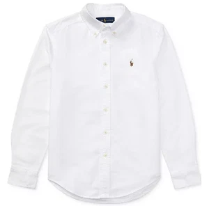 Neu mit Etikett, Jungen Ralph Lauren Baumwolle Button-Down Oxford Hemd. L(14-16). Eu 158/164 - Bild 1 von 1