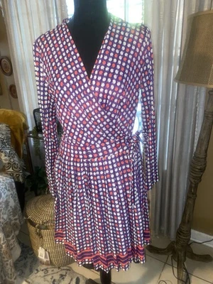 Vintage 70’s Handmade Wrap Cherry Dress Size Small - Image 1 of 4