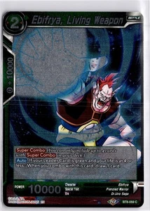 Tarjeta coleccionable Ebifrya, Living Weapon BT8-059 Foil C Green Dragonball súper TCG - Imagen 1 de 7