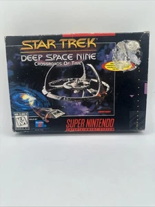 Star Trek Deep Space Nine Super Nintendo SNES Original Box & Manual - Picture 1 of 11