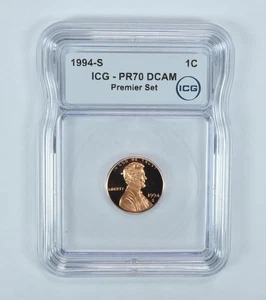 1994-S Lincoln Memorial Cent Premier Set PR70 DCAM ICG *0257 - Picture 1 of 5