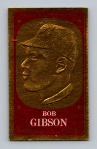 1965 Topps Embossed #69 Bob Gibson (HOF) VG-VGEX Vintage Baseball Card - Picture 1 of 2