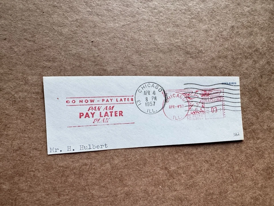 Medidor de línea aérea de EE. UU. pieza cortada (342) + 19957 PanAm = plan de pago posterior + PB#318794 Foto 1 de 1