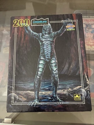1982 CREATURE FROM THE BLACK LAGOON QUEBRA-CABEÇA DOURADO 200 PEÇAS LACRADO  - Imagem 1 de 4