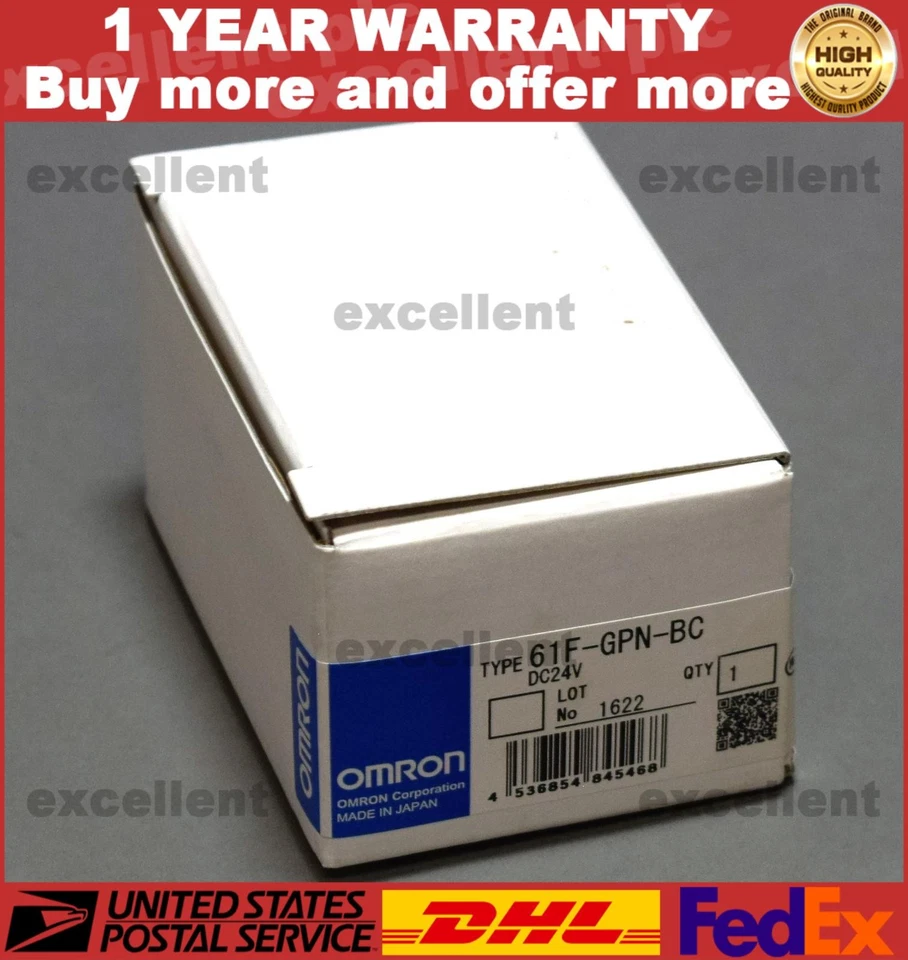 1PC Omron 61F-GPN-BC Liquid Level Switch 61FGPNBC US Free TAX New In Box - Image 1 of 1