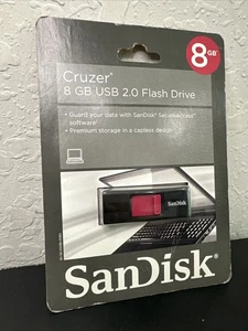 SanDisk Cruzer USB 2.0 Flash Drive 8 GB New Sealed - Picture 1 of 9
