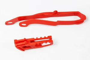 UFO HO04633-070 Chain Guide & Slider RED Honda CR125/250R CRF250/450 R/X 2007- - Bild 1 von 1