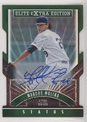 2015 Elite Extra Edition Status Emerald Die-Cut Prospects /25 Marcos Molina Auto - Image 1 of 2