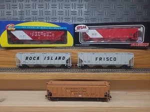 Atlas + Proto 2K HO Scale Covered Hoppers. Set Of 5. NOKL, RI, Farmer's. - Picture 1 of 13