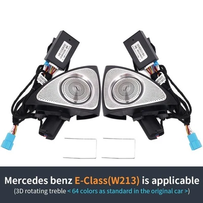 Altavoz LED Tweeter Luz Ambiental 64 Colores W213 3D para Mercedes Benz Clase E Foto 1 de 4