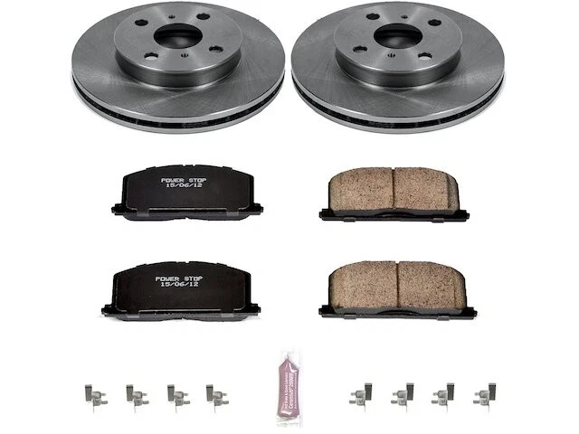 Kit de pastillas de freno delanteras y rotor Power Stop 12MFVH85 para Toyota Celica 1991 1990 Foto 1 de 1