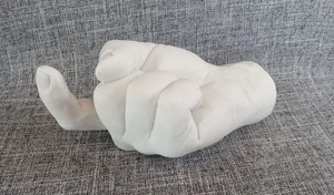 Harry Allen Realidad Areaware Agarrar Mano Gancho de Pared Arte Escultura Blanco Mate - Imagen 1 de 7