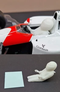 1/24 Driver Figuren Pilot und Decals für McLaren MP4/6 1991 TBM3 - Bild 1 von 1