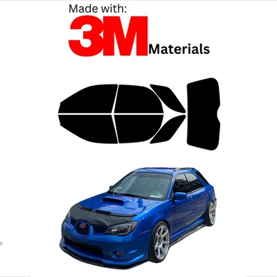 Tinta de janela pré-cortada para Subaru Impreza Wagon 02-07 cerâmica estável feita com 3M - Imagem 1 de 4