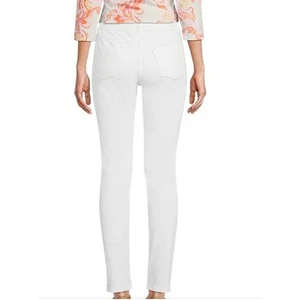 J. McLaughlin White Jeans 8 Lexi 4-Way Stretch Denim Slim Leg Coastal Summer - Bild 1 von 12