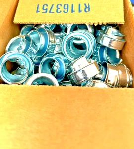 1 BOX MIT 100 FLÜSSIGKEITSDICHTEN T&B FITTINGS 053-71814-123 Erdungskegel, 3/4" Stahl - Bild 1 von 4