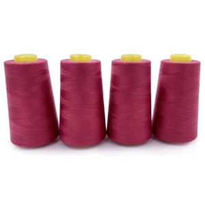 Tortoise 4 Cones 3000 Yds Polyester Thread Serger Overlock Quilting Fuchsia - Picture 1 of 5