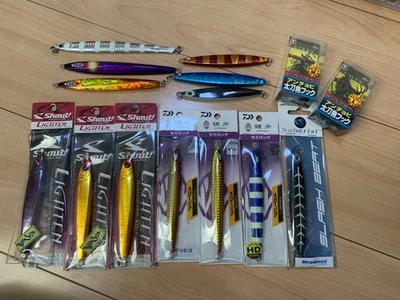 DAIWA Tachiuo Jig Jackall Shout Megabass Salzwasser Angelköder Set - Bild 1 von 4