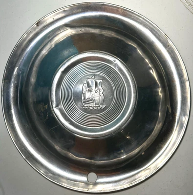 1951–52 Plymouth Mayflower 15" OEM Hubcap Wheel Cover Belvedere Cranbrook Mopar Foto 1 de 4