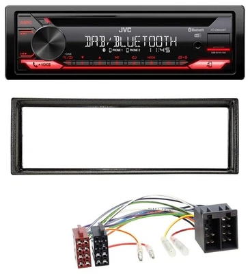 JVC CD DAB USB Bluetooth MP3 Autoradio für VW Golf 2 83-92 Jetta II 84-92 T4 90- - Bild 1 von 4