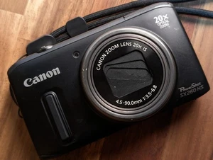 Canon PowerShot SX260 HS Black 12.1MP Compact Digital Camera Works in English - Picture 1 of 11