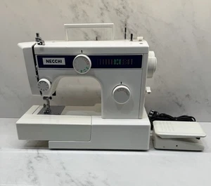 Vintage Necchi 3101FA Electric Sewing Machine w/ Foot Pedal - Picture 1 of 16