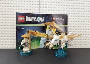 LEGO Dimensions Ninjago 71234 Sensei Wu Fun Pack Flying Dragon Completo - Imagen 1 de 11