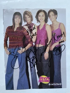 B*Hexed seltene Popmusik Gruppe Autogramm Foto Pinup signiert - Bild 1 von 6