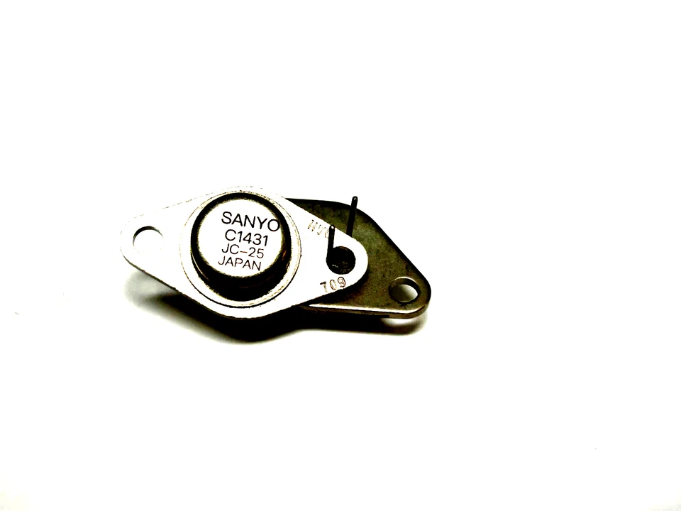 LOTE DE 2 2 TRANSISTORES ORIGINALES Sony 2sc1431 npn 110v 2a to66 Foto 1 de 1