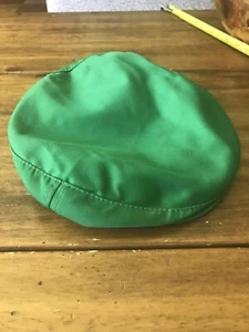 Vintage 70s 80s FLAT HAT CAP Snapback GolF Green Terry Lined One Size Sri Lanka - Picture 1 of 6
