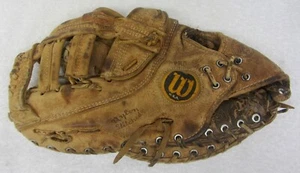 WILSON A2802 Left Handed FIRST BASEMANS GLOVE Mitt Made in USA A2000 Vintage 70s - Picture 1 of 6
