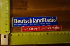 Alter Aufkleber Radio TV Sendung Programm Antenne DEUTSCHLANDFUNK Berlin (EB)