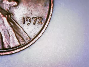 1972 lincoln error cent DD obverse - Picture 1 of 3