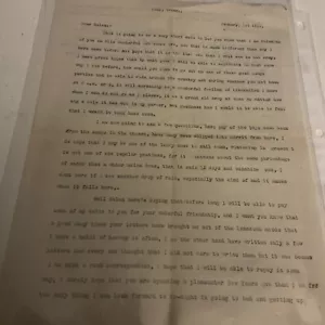 World War 1 US Soldier Typed Letter (Toul, France) 439th Supply Train - Picture 1 of 6