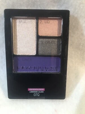 Lot Of 2 Maybelline Expert Wear Eyeshadow Quad In Luminous Lilacs 07Q Shade - Image 1 of 2