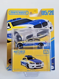 Matchbox 2025 Matchbox Collectors 05/20 1993 BMW M5 Police Silver Polizei - Picture 1 of 5