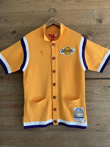 Lakers Mitchell & Ness CLOT X Merino Knit Shooting Sweater  New W/Tags Cover