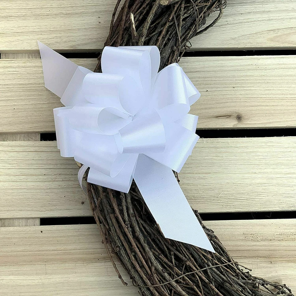 5'' Pull Bows Gift Wrapping, Basket, Wreath, Party, Wedding Decorations- 10/Set - Image 1 of 3