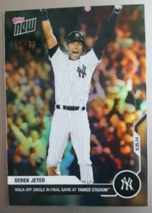 2020 Derek Jeter Career Retrospective Parallel #'d 51/99 Topps NOW Chrome DJ-5 - Bild 1 von 3