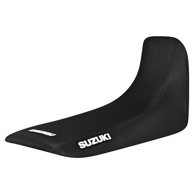 Cubierta de asiento Suzuki DR 650 S 1992-1995 de Enjoy Mfg logotipo de pinza todo negro #444 Foto 1 de 4