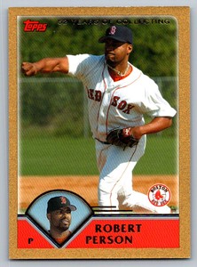 2003 Topps Gold  Robert Person T30 1448/2003