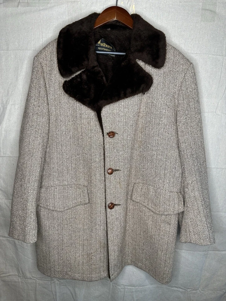 Abrigo de lana Andhurst Sportswear “piel” talla 42 vintage Foto 1 de 4