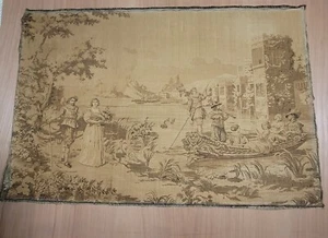 Faded Glory Victorian Antique Historical Wall Hanging 1800s 41 x 27 - Original - Picture 1 of 12
