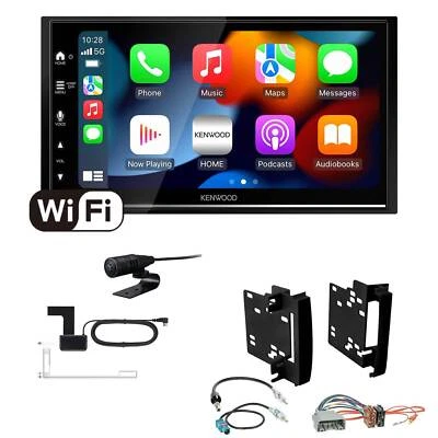 Kenwood Autoradio WiFi Apple CarPlay Android für Chrysler 300C 2008-2010 schwarz - Bild 1 von 4