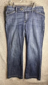 Eddie Bauer Damen Jeans Größe 8 Bootcut Curvy Blue Denim Hose - Bild 1 von 12