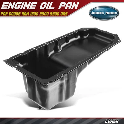 Pan de aceite del motor para Dodge Ram 1500 2500 3500 2003-2009 y Ram 1500~5500 V8 GAS OHC Foto 1 de 4