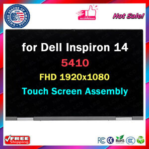 14" Dell Inspiron 14 5410 2-in-1 LCD Touch Screen Assembly Display Complete FHD