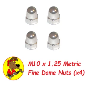 Yamaha RD250 - A2 Edelstahl Stoßdämpfer Kuppelmuttern hinten (x4 Muttern) - Bild 1 von 1
